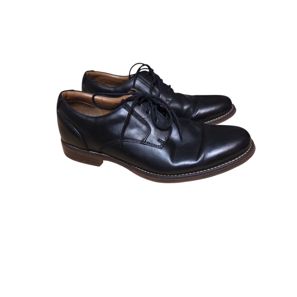 Dockers Fairway Plain Toe Oxfords Men's Dress Shoes Black 10.5M Memory Foam